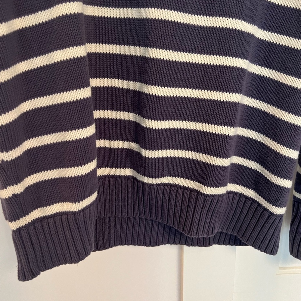 Brandy Melville Brianna Cotton Thick Stripe Sweater - Picture 4 of 6